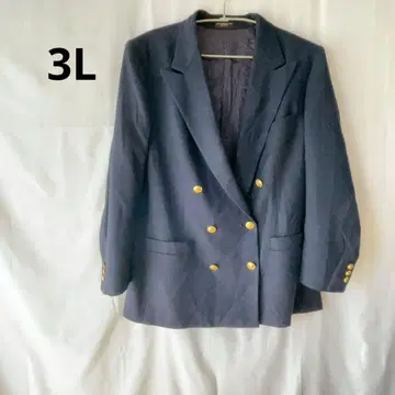 네이비 더블 브레스트 테일러드 자켓 [ 3L ]