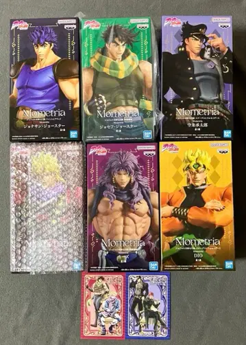 죠죠의 기묘한 모험 Mometria 피규어 6종 세트 + 엽서