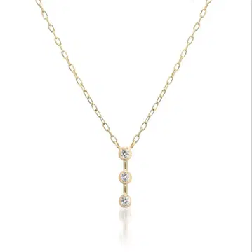 Star Jewelry K10 목걸이 DIAMOND SKINNY