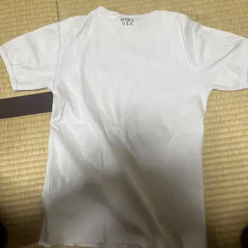AVIREX USA 화이트 블랙 T셔츠 세트