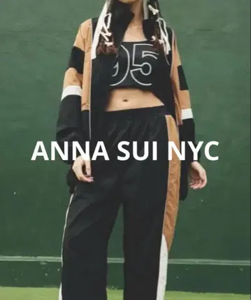 ANNA SUI NYC 컬러 블록 트랙 팬츠 새상품급