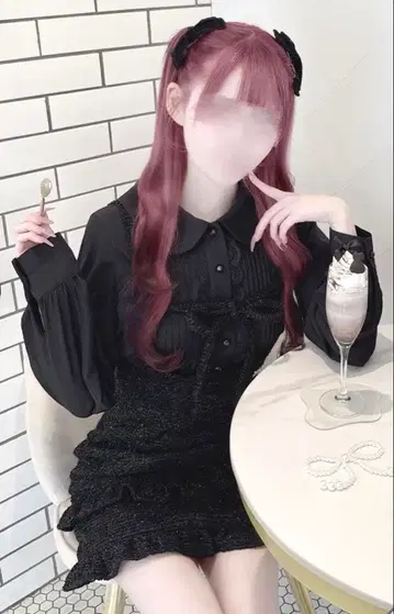 미셸 마카롱 허니 뮤우 리본 트위드 셋업