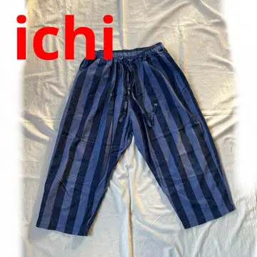ichi 이치 스트라이프 팬츠 셰프 팬츠