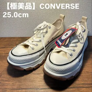 [미사용급] CONVERSE 통굽 스니커즈 택 포함 25.0cm