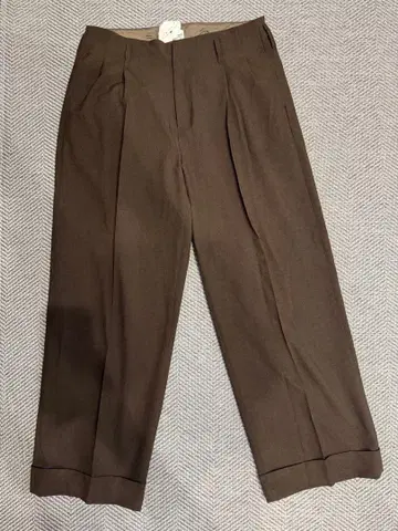 KAIKO 브라운 와이드 슬랙스 사이즈 3