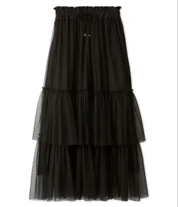 FRAY I.D 튤 캉캉 스커트 블랙 사이즈 1