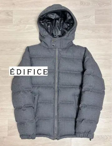 EDIFICE 울 다운 자켓 ( 차콜 그레이 ) M