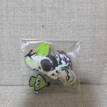 스플래툰 이카스 러버 포함 아크릴 키링 호타루 & 저지 군