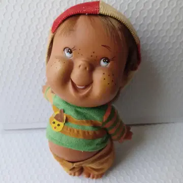 레트로 소프트 비닐 인형 빈티지