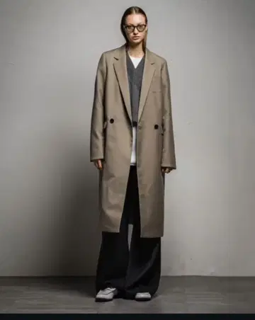 에센 로트레아몽 개버딘 체스터 코트 택 포함 사이즈 38