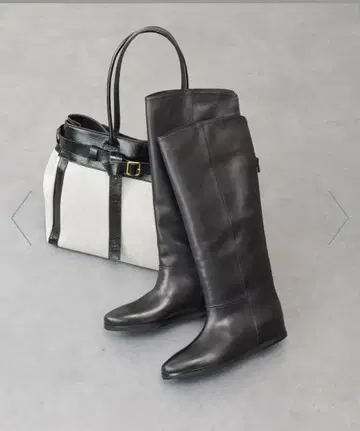 [ CORSO ROMA,9 ] 인힐 백지퍼 롱 부츠