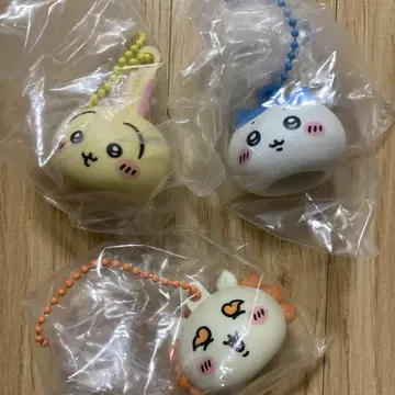 치이카와 (먼작귀) 립 캡 가챠가챠 토끼 하치와레 시사