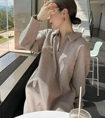 select MOCA by son 프론트 지퍼 원피스