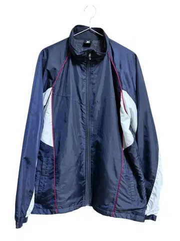 나일론 자켓 네이비/화이트 XL