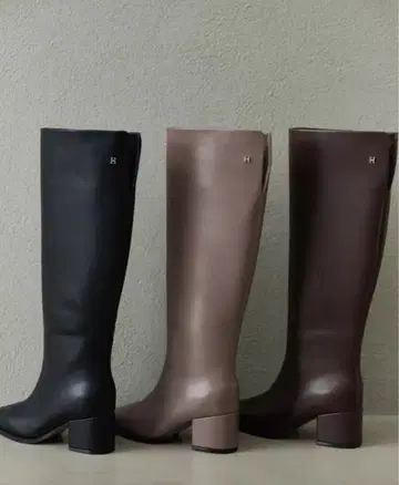 herlipto 백 슬릿 롱 부츠