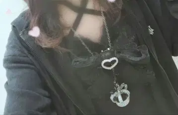 LIZLISA 암워머 부착 뷔스티에 상의 블랙