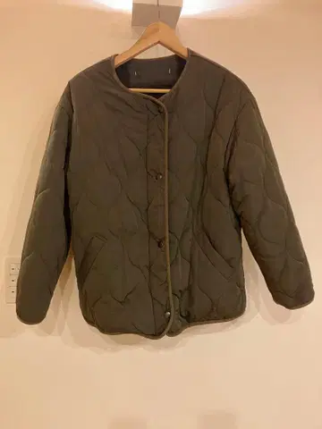 [ 새상품급 ] ONIGIRI 코무사 리버서블 퀼팅 보아 블루종