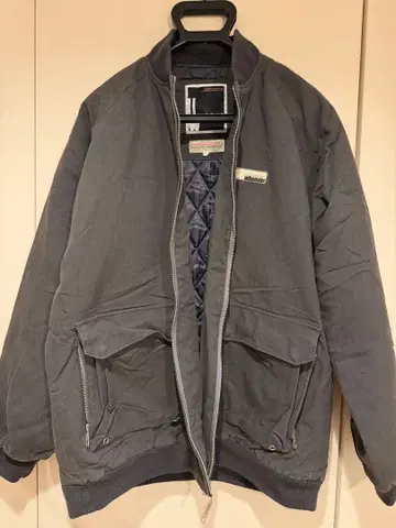 Whoever 후 에버 그레이 점퍼 M 사이즈 퀼팅