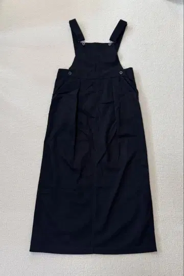 1회 사용 젬블 살로펫 오버롤 스커트 블랙