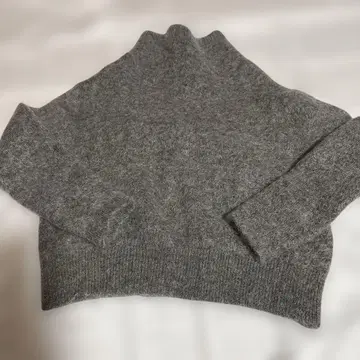 PEGGY LANA 터틀넥 스웨터 그레이