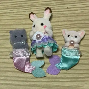 꿈빛 머메이드 인형 3체
