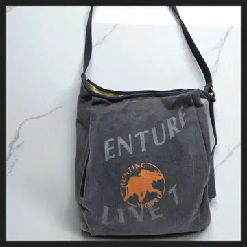 헌팅월드 보르네오 차리티 숄더백 데님