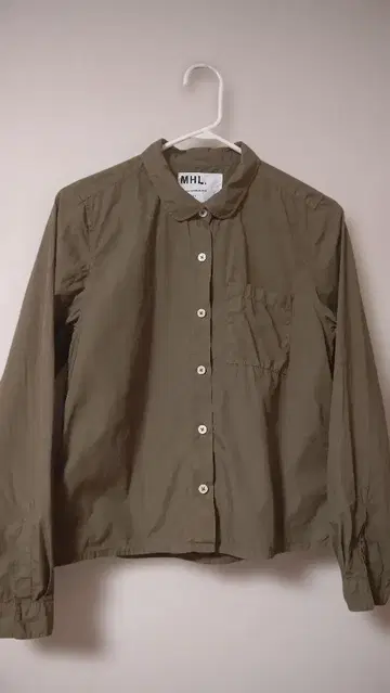MHL, 올리브색 긴팔 셔츠