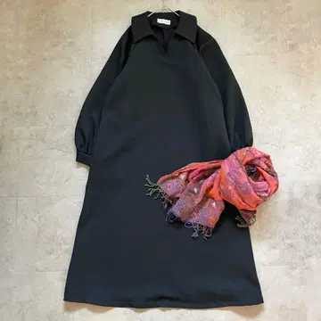 RIM.ARK 림아크 스키퍼 원피스 블랙 A라인 루즈핏