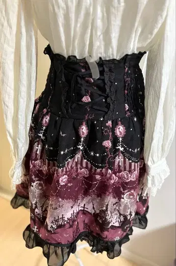 허리 라인 스커트