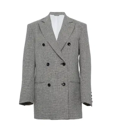 [ 새상품급 ] 서드 매거진 더블 브레스트 하운드투스 자켓