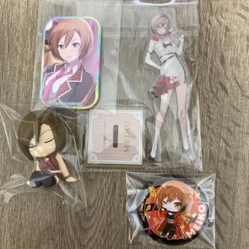 보컬로이드 MEIKO 아크릴 스탠드 캔뱃지 피규어 세트