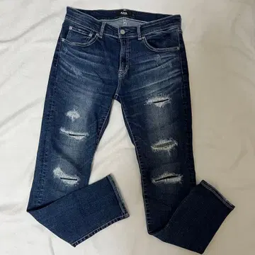 AZUL by MOUSSY 스키니 데님 L 다크 블루