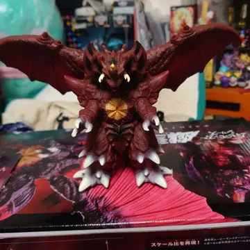 고질라 피규어 빨간색 약 15cm