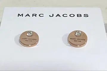 마크제이콥스 코인 귀걸이 핑크 골드