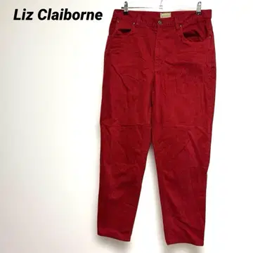 Liz Claiborne 빨간색 캐주얼 팬츠 Petite
