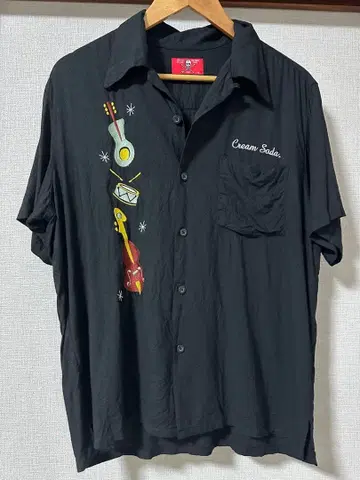 크림 소다 레이온 셔츠 볼링 셔츠 CREAMSODA