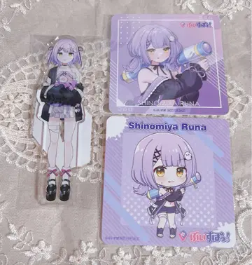 브이스포! 시노미야 루나 아크릴 스탠드 gigo 코스터