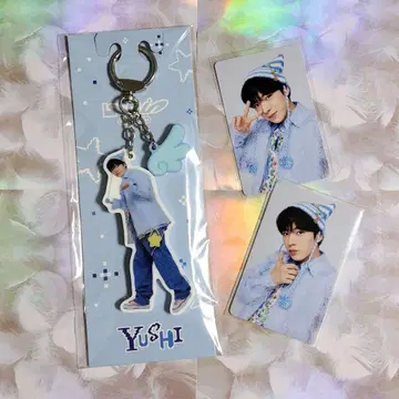 NCT WISH 유우시 LOGIN 키링 & 트레이딩 카드