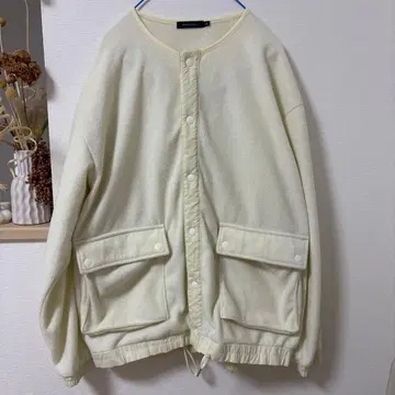 [ niko and ] 보아 자켓 크림 M 사이즈