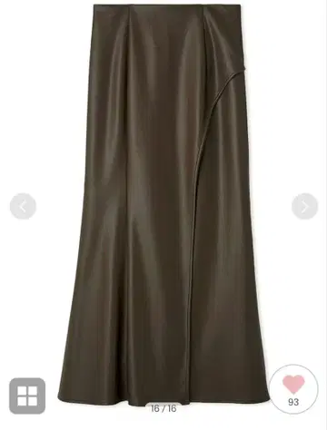 랩 디자인 머메이드 스커트 프레이 아이디