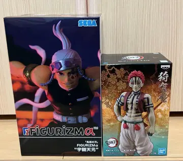 SALE 귀멸의 칼날 피규어 2세트 아카자 우즈이 텐겐