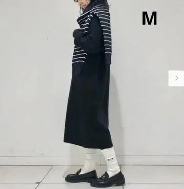 [택 포함 새상품] 유니클로 수플레얀 원피스 (스무스 긴팔) M 블랙