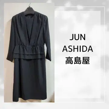 JUN ASHIDA 블랙 롱 원피스