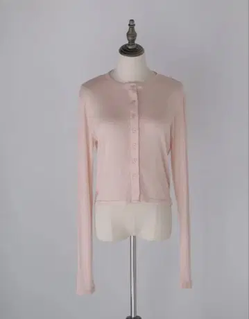 pois 쉬어 니트 가디건