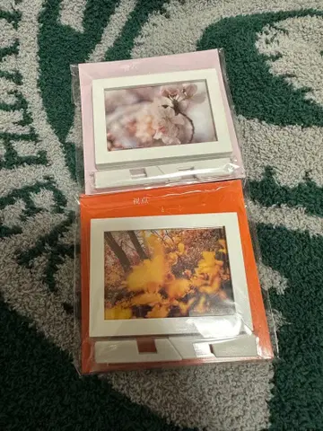 쿄모토 타이가 사진전 굿즈 아크릴 프레임 봄 가을 시점과 시점