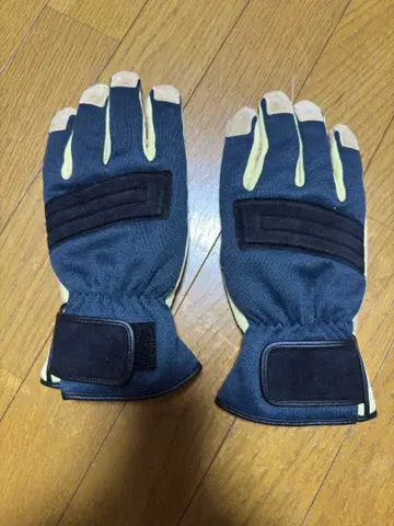 케블라 GORE-TEX 방수 장갑 L 사이즈 네이비/베이지