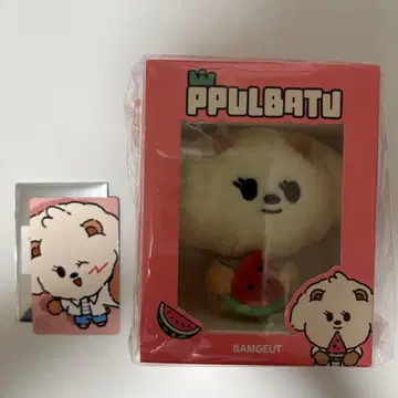 범규 키링 수박 혜택 트레이딩 카드 포함