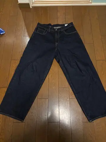 GAP 다크 데님 슈퍼 배기 데님