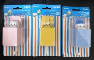 MINISO 치이카와 피규어 후크 3세트