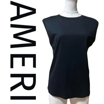 컨디션 최상 AMERI 아메리 탱크탑 슬리브리스 블랙 프리 사이즈 셔츠